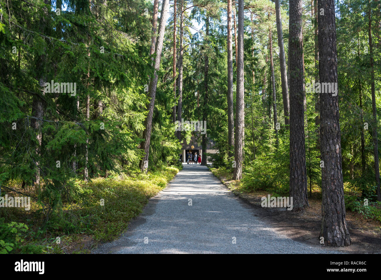 Skogskyrkogarden Friedhof, UNESCO-Weltkulturerbe, Stockholm, Schweden, Skandinavien, Europa Stockfoto