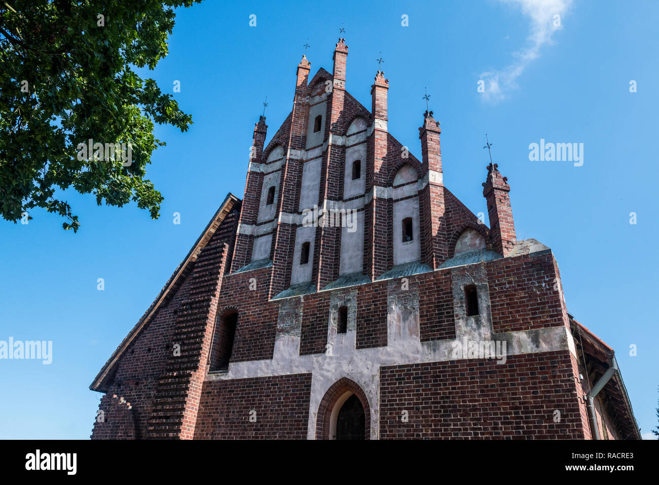 Die Marienburg, UNESCO-Weltkulturerbe, Malbork, Polen, Europa Stockfoto