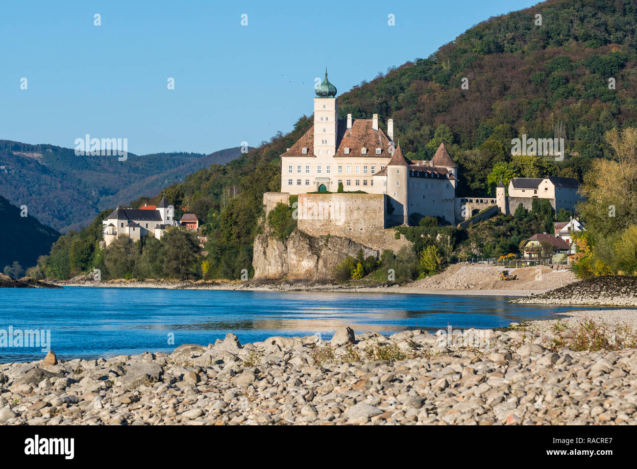 Schloss Schoebuhel, Schoenbuehel-Aggsbach, Wachau, UNESCO-Weltkulturerbe, Österreich, Europa Stockfoto