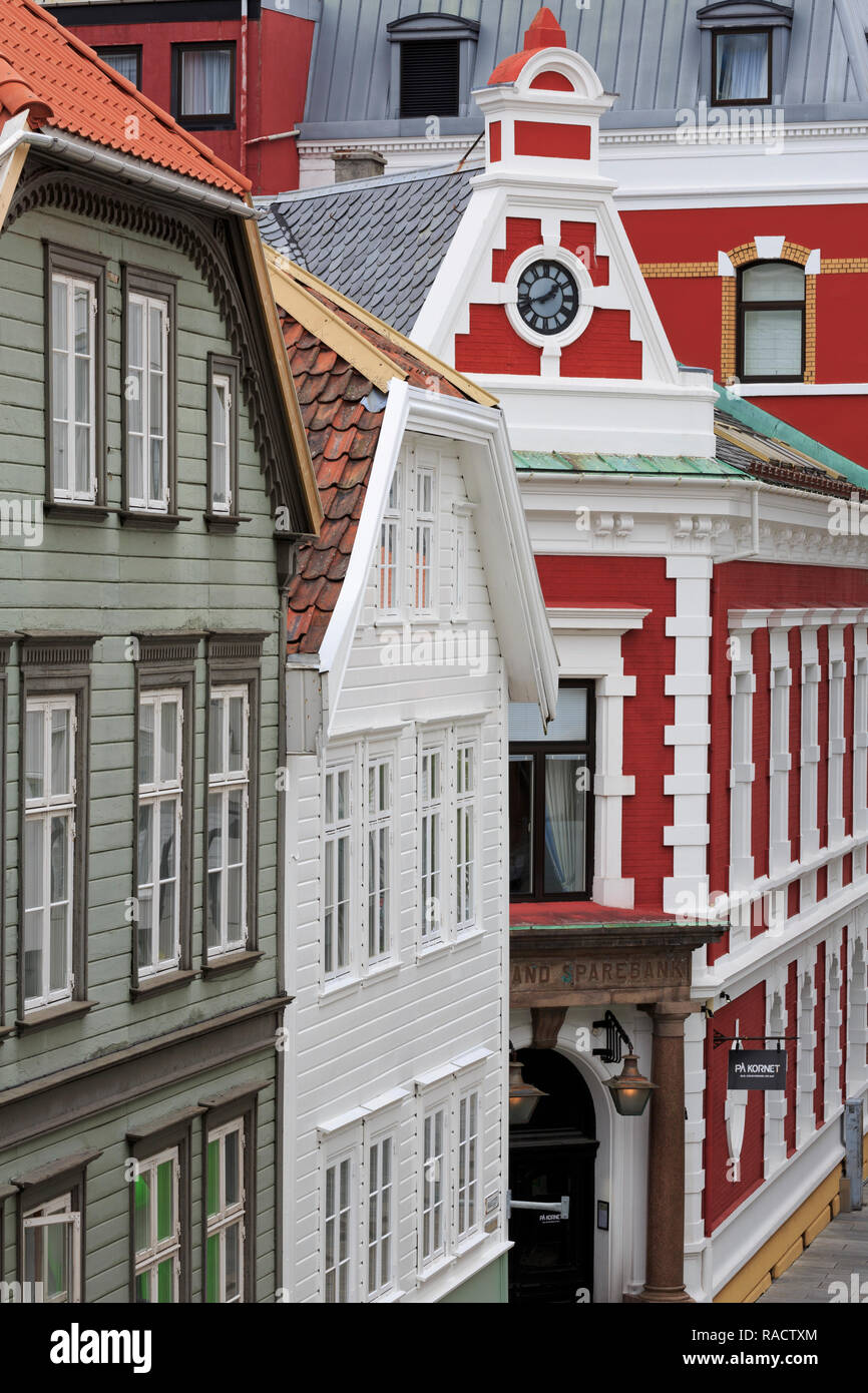 Clock Tower, Stavanger, Rogaland County, Norwegen, Skandinavien, Europa Stockfoto