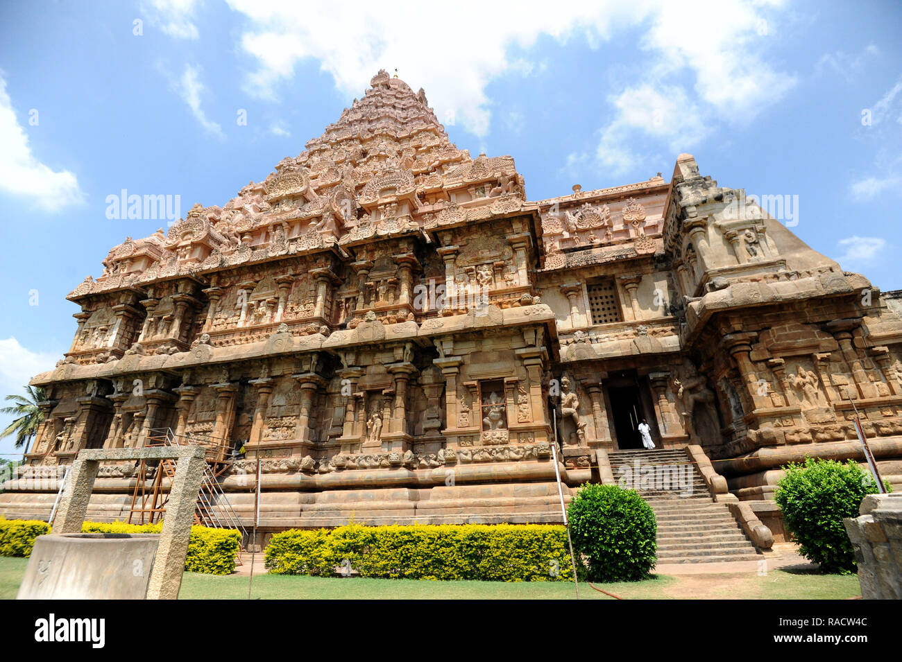 Das 11. Jahrhundert Gangaikonda Cholapuram Brihadisvara Tempel zu Shiva, UNESCO-Weltkulturerbe, Ariyalur Bezirk, Tamil Nadu, Indien, Asien gewidmet Stockfoto