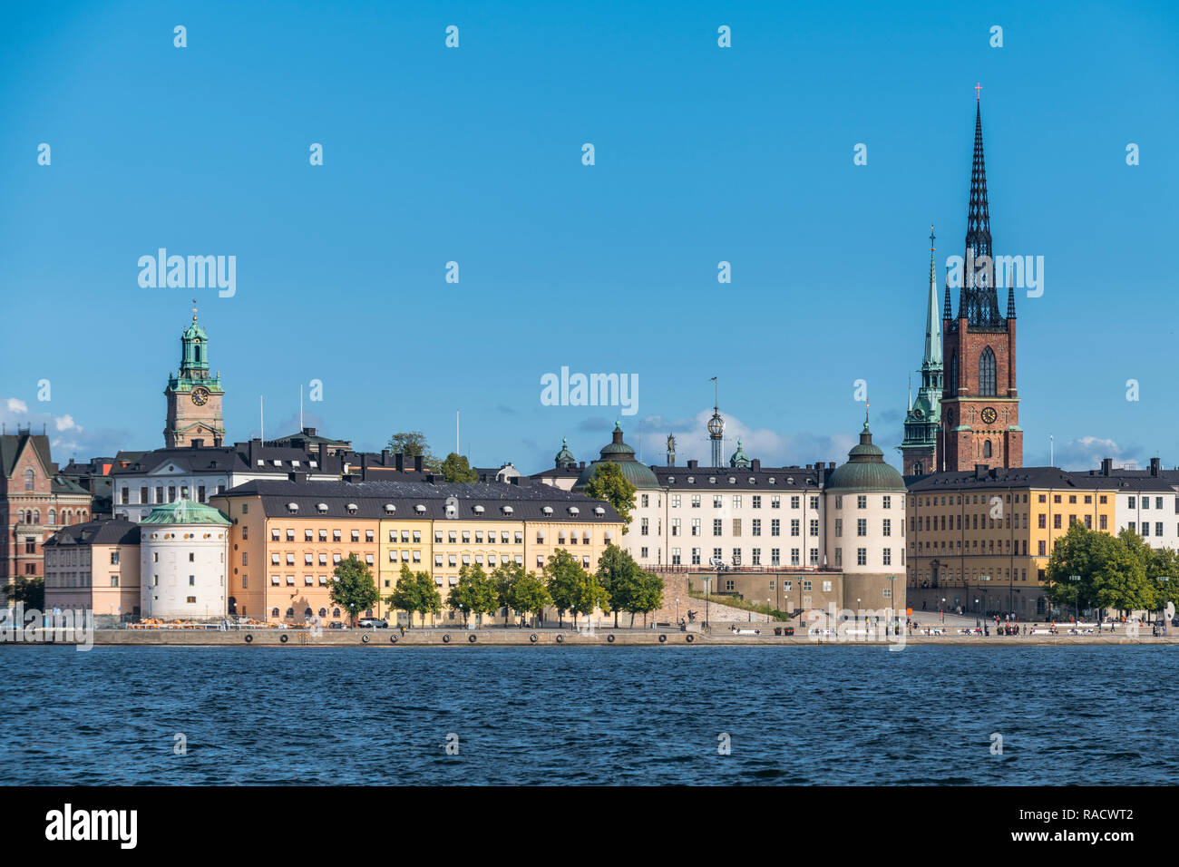 Blick über die Altstadt Gamla Stan, Stockholm, Schweden, Skandinavien, Europa Stockfoto
