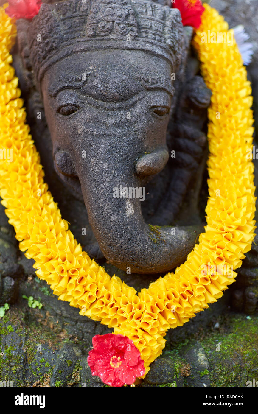 Dekoriert Ganesh Statue in Ubud, Bali, Indonesien, Südostasien, Asien Stockfoto