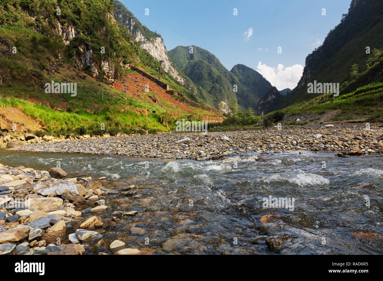 Nho Que River, Dong Van Karst, Provinz Ha Giang, Vietnam, Asien Stockfoto