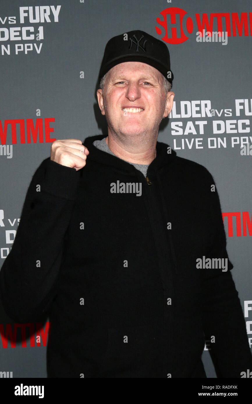 Heavyweight Championship Der Welt' Wilder versus Fury' - Ankunft im Staples Center am 1. Dezember 2018 in Los Angeles, CA Mit: Michael Rapaport, Wo: Los Angeles, Kalifornien, Vereinigte Staaten, wenn: 01 Dez 2018 Credit: Nicky Nelson/WENN.com Stockfoto