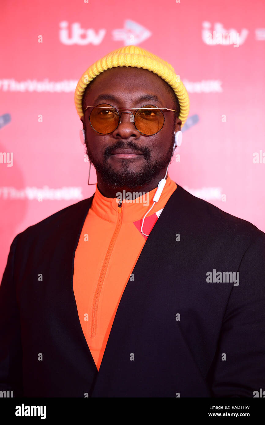 Will.i.am an der Sprachkonferenz UK Launch im W Hotel, London. Stockfoto