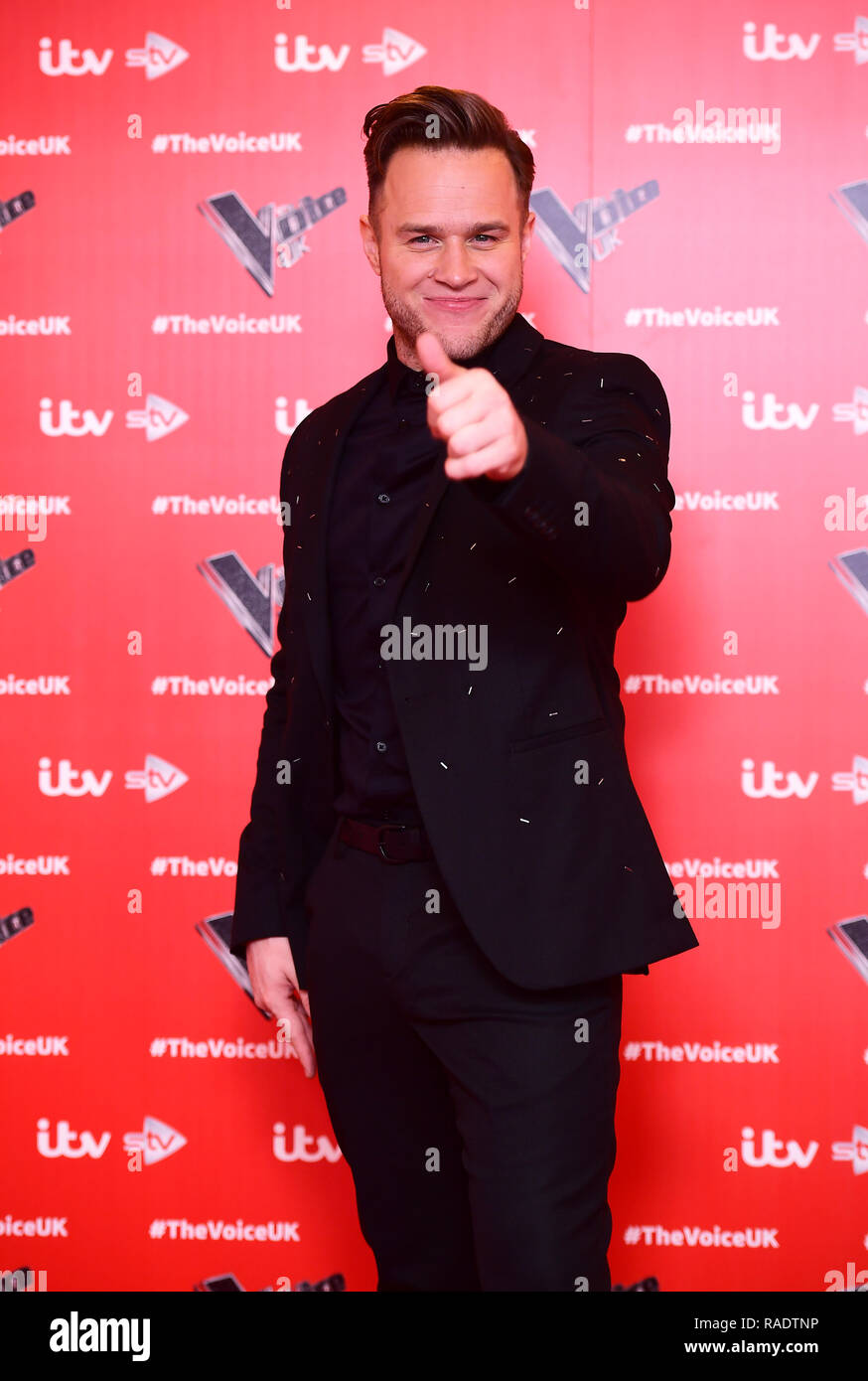 Olly Murs an der Sprachkonferenz UK Launch im W Hotel, London. Stockfoto