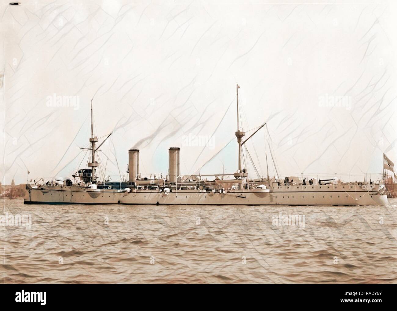 Neuve d.h. Nueve de Julio, argentinische Schiff, Nueve de Julio (Schiff), staatliche Schiffe, argentinische, 188. Neuerfundene Stockfoto
