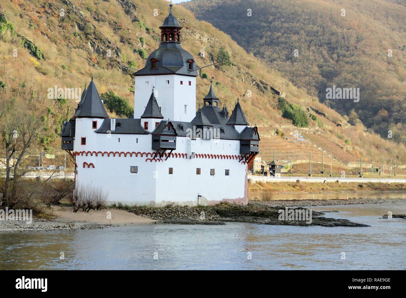 Die weiße Burg Stockfoto