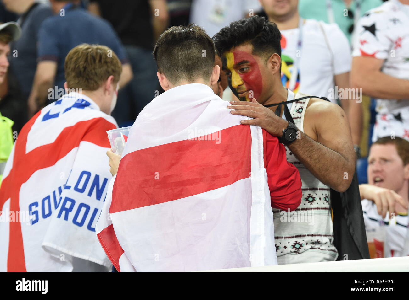 England gegen Belgien, Kaliningrad Bild Jeremy Selwyn Stockfoto