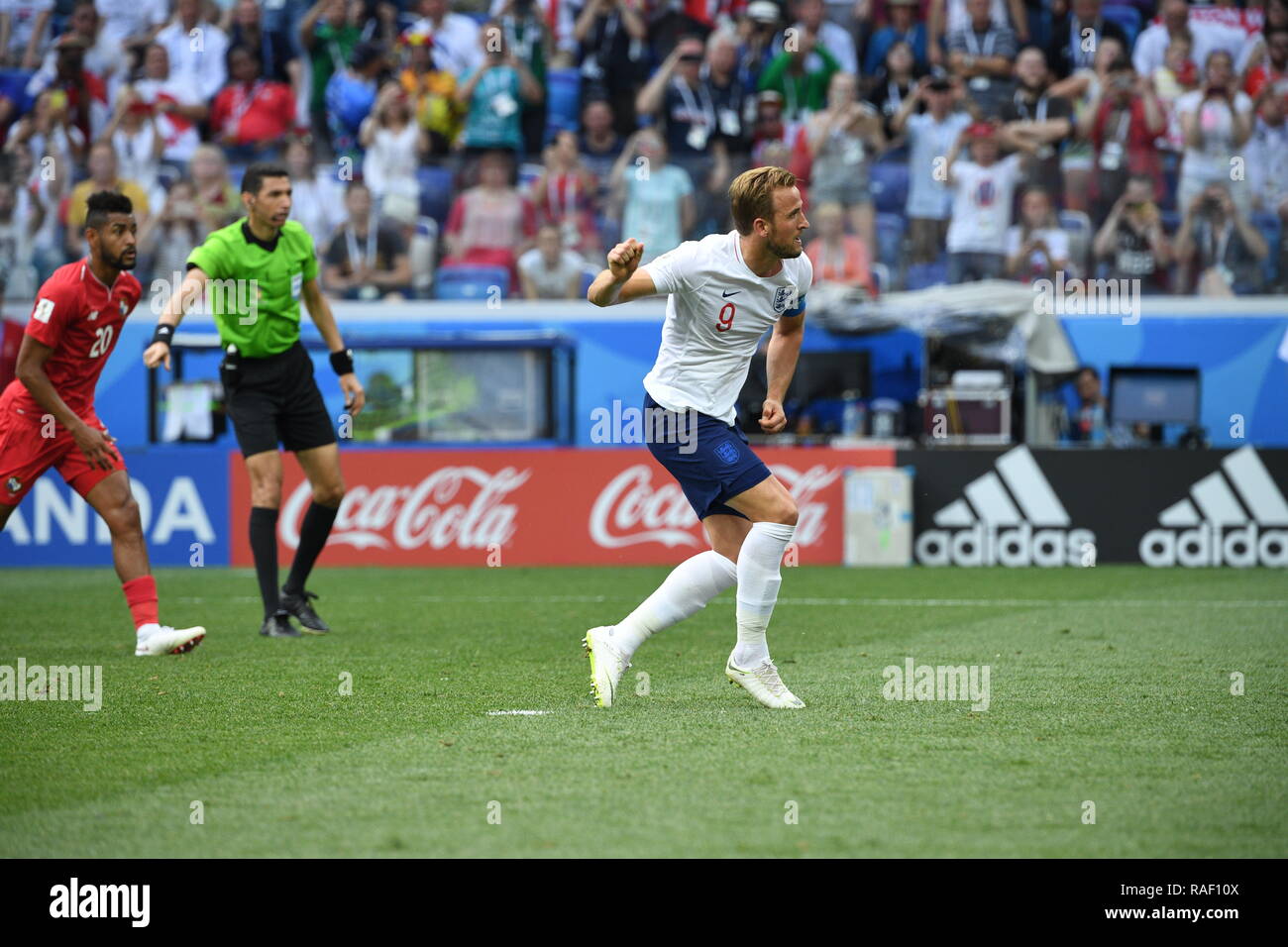 England gegen Panama Bild Jeremy Selwyn Stockfoto