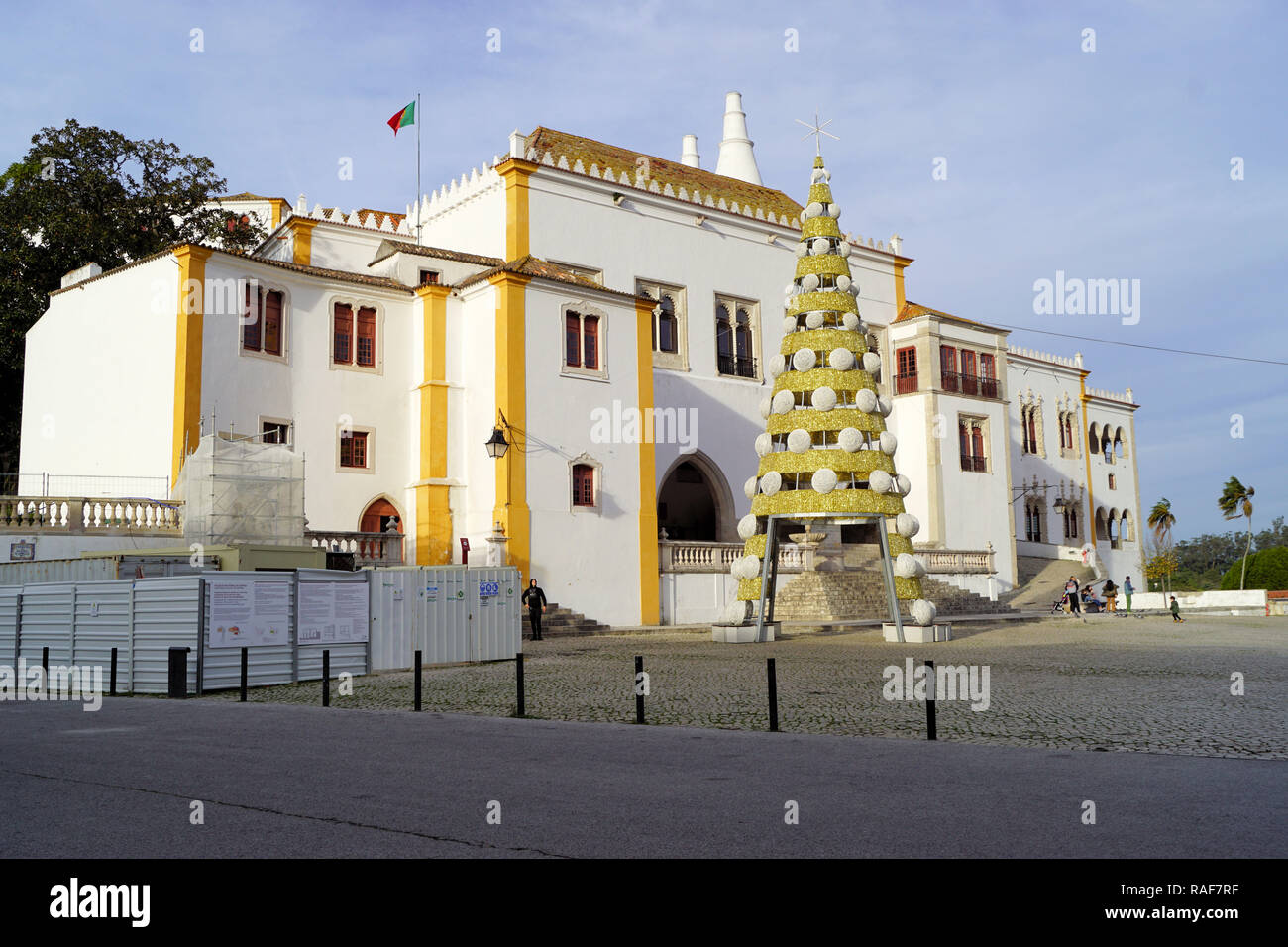 Der königliche Palast, Sintra, Portugal Stockfoto