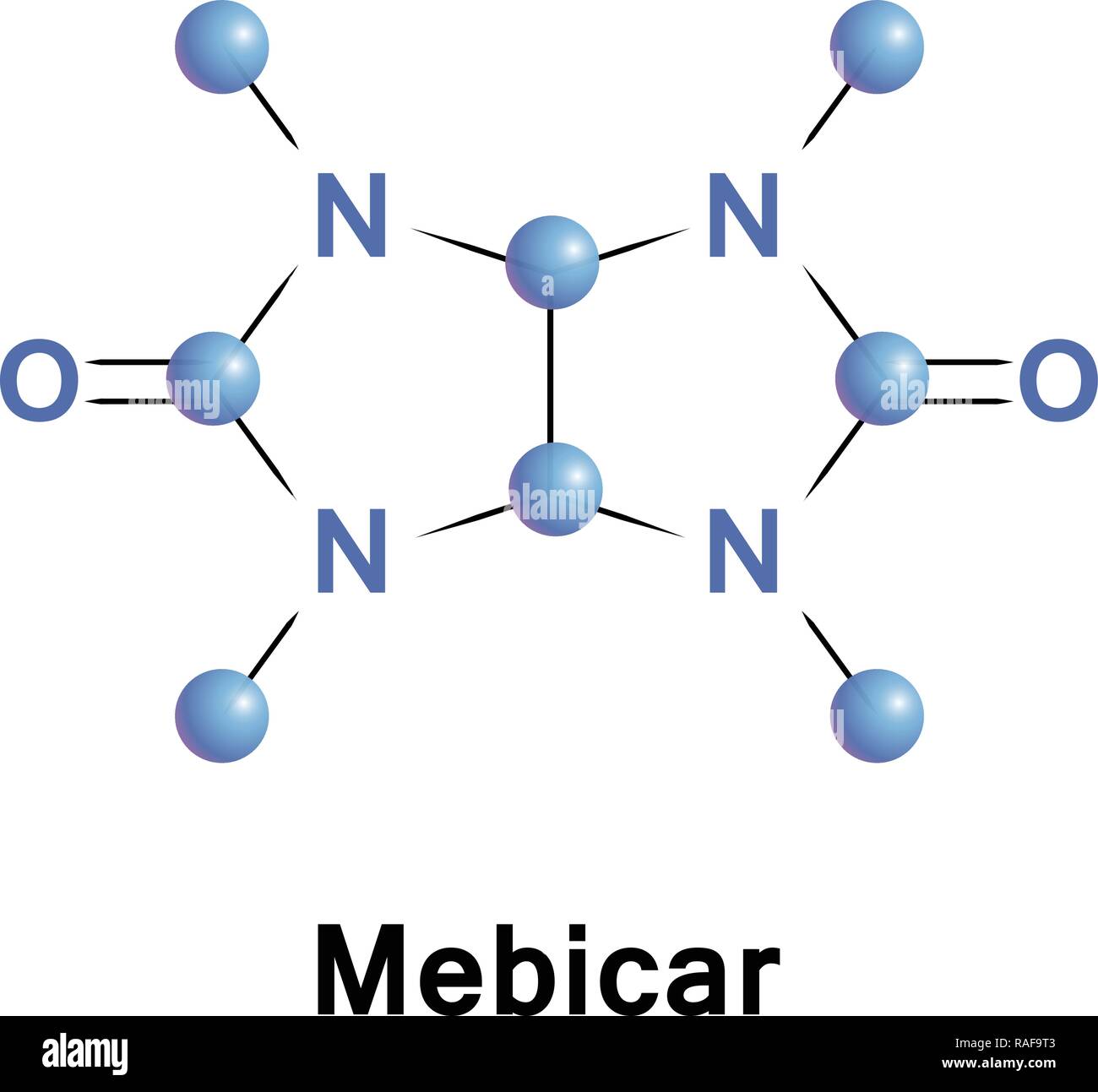 Mebicaranxiolytic Medikamente Stock Vektor