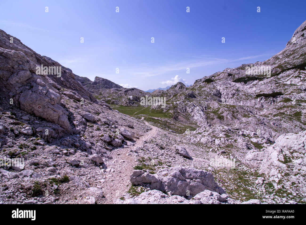 Rocky Mountain path Stockfoto