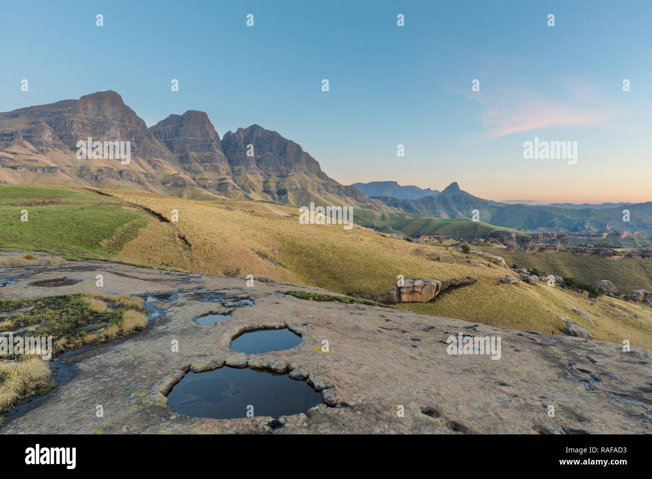 Maluti Berge Stockfoto