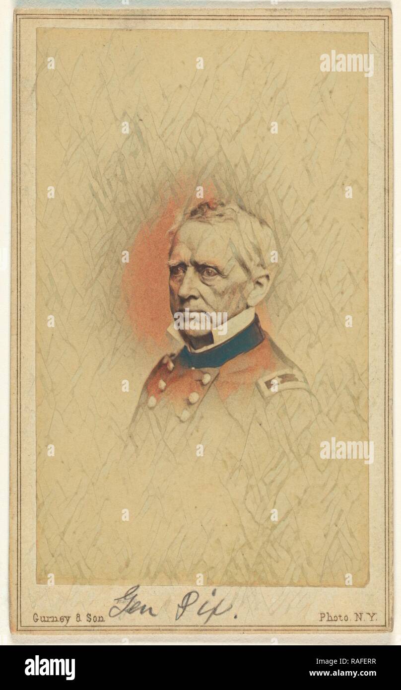 Generalmajor John Adams Dix, Juli 24, 1798 - April 21, 1879, Jeremia, Gurney & Sohn, um 1863, Eiweiß Silber drucken Neuerfundene Stockfoto