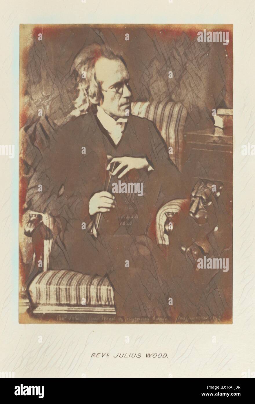 Pfr. John Julius Wald von greyfriars, Edinburgh, Hill & Adamson (Schottische, aktiv 1843 - 1848), Schottland, 1843 - 1848 überarbeitet Stockfoto