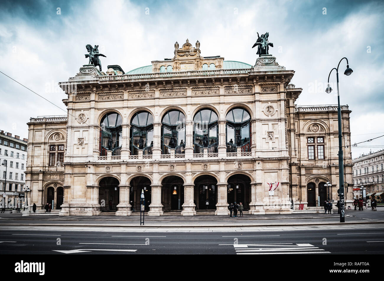 Tag der Wiener Staatsoper Stockfoto