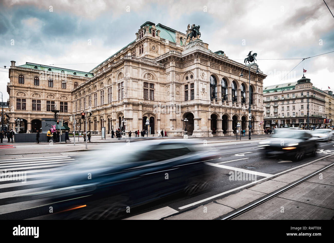 Tag der Wiener Staatsoper Stockfoto