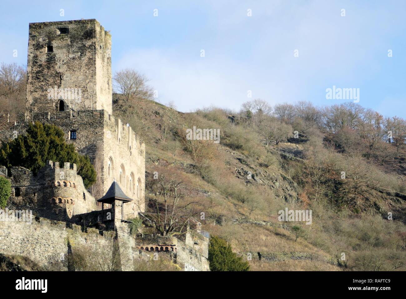 Blick auf das Schloss Stockfoto