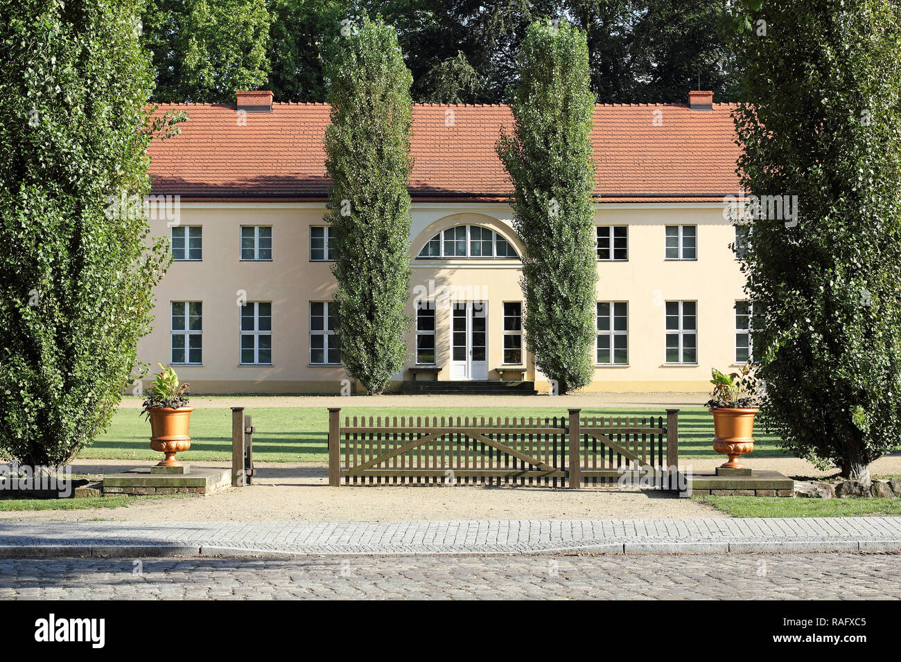 Schloss und park in paretz in brandenburg Fotos und Bildmaterial in