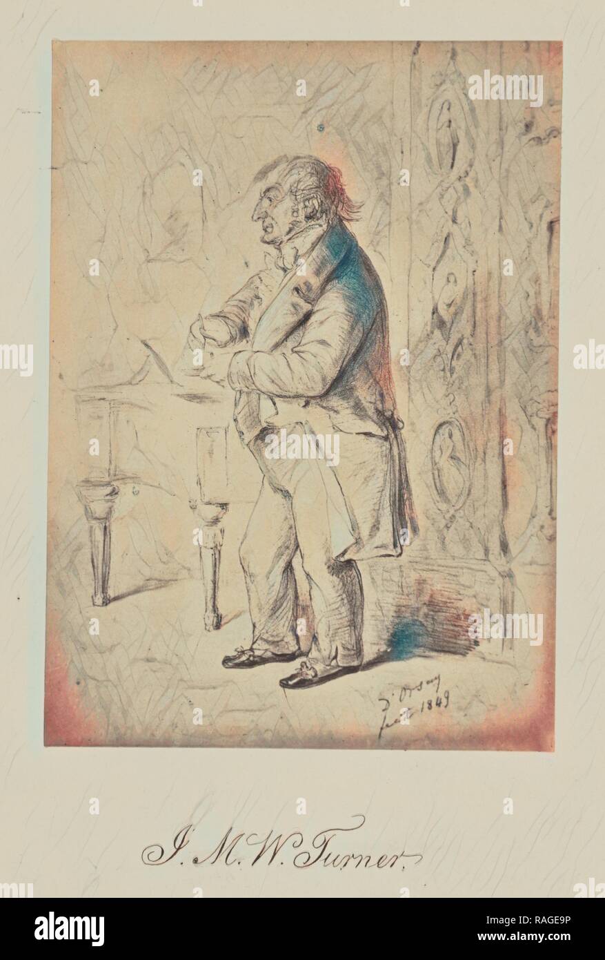 J. M. W. Turner, Caroline Bertolacci (Briten, geboren 1825, aktiv 1860 - 1890), um 1863, Eiweiß Silber drucken Neuerfundene Stockfoto