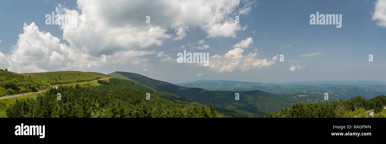 Gebirge Landschaft Aussicht, Panorama Stockfoto