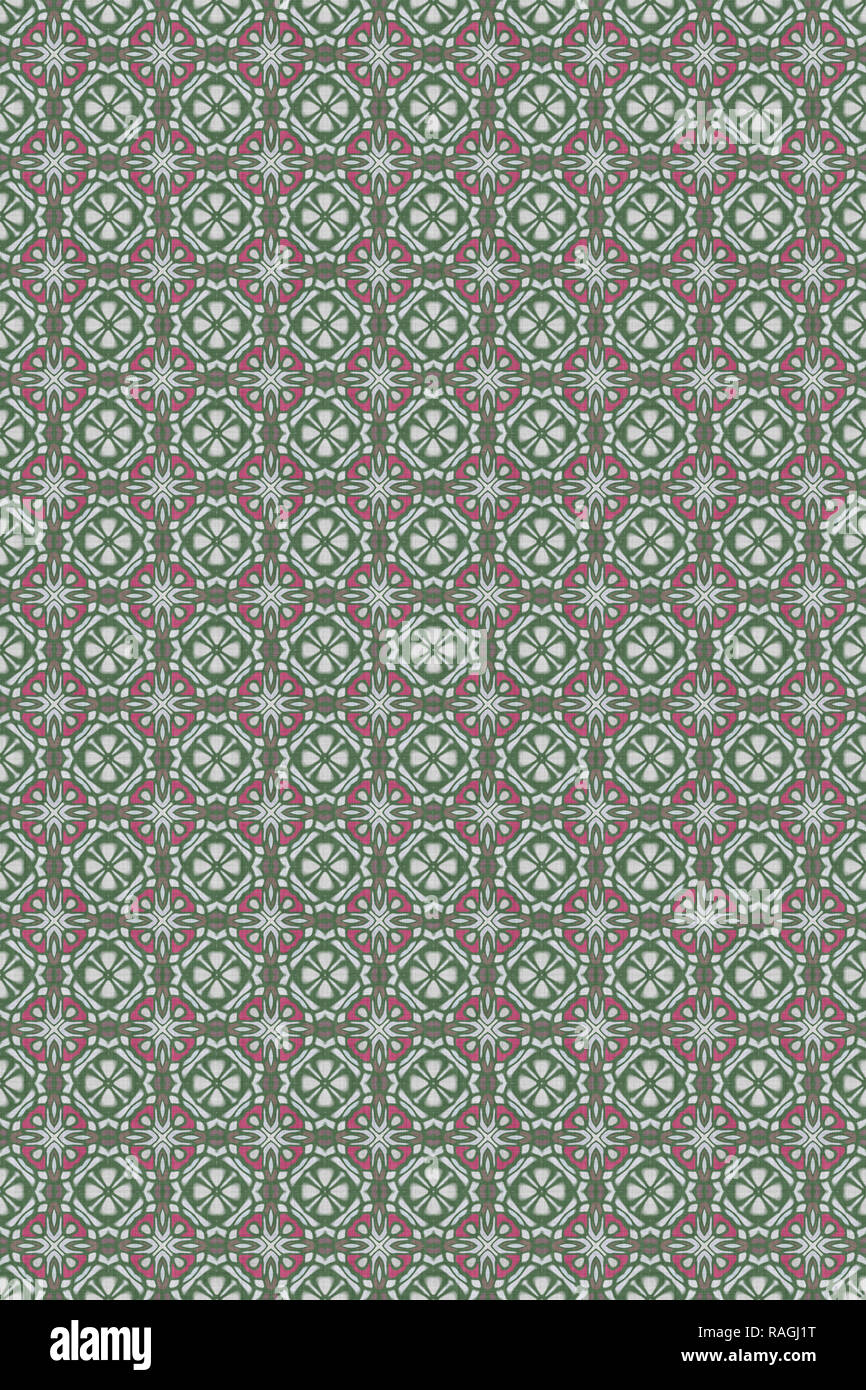 Nahtlose abstract textile texturierte Dekoration Hintergrund Muster. Stockfoto
