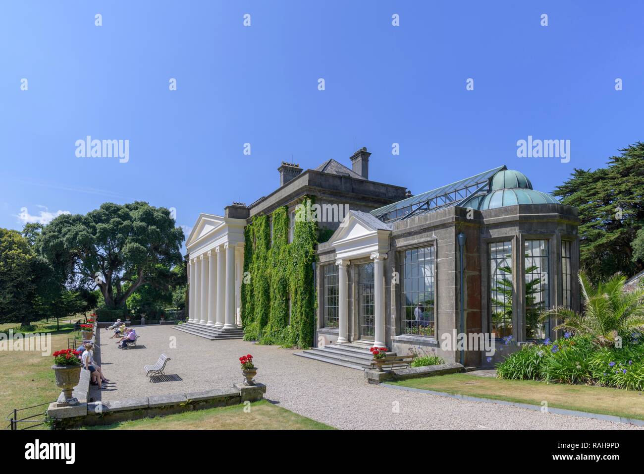 Herrenhaus, Trelissick Garden, Feock, Cornwall, England, Vereinigtes Königreich Stockfoto