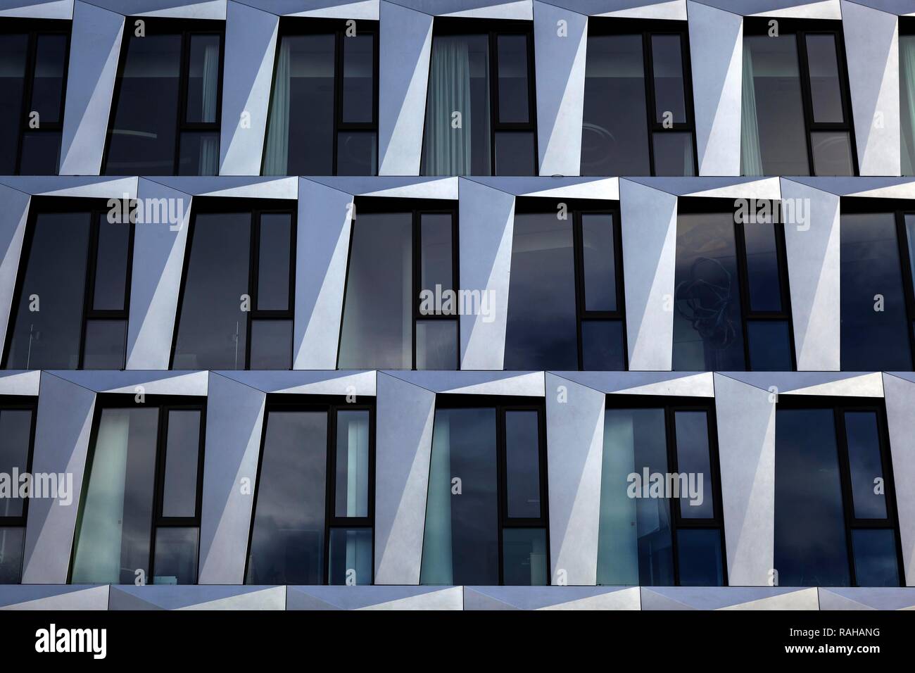 Architektur, Hausfassade, dorotheenbloecke Quartier, DOQU, Behnisch Architekten, Stuttgart, Baden-Württemberg, Deutschland Stockfoto