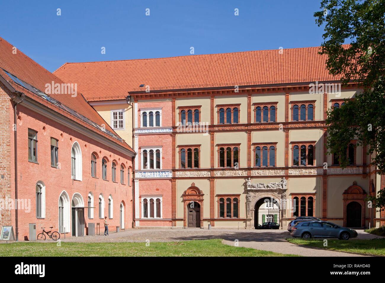 Fürstenhof, ehemaligen herzoglichen Residenz, Wismar, Mecklenburg-Vorpommern Stockfoto