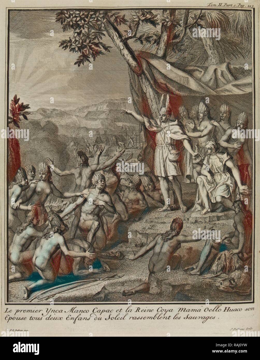 Le Premier Ynca Manco Capac et la Reine Coya Mama Oello Huaco Sohn