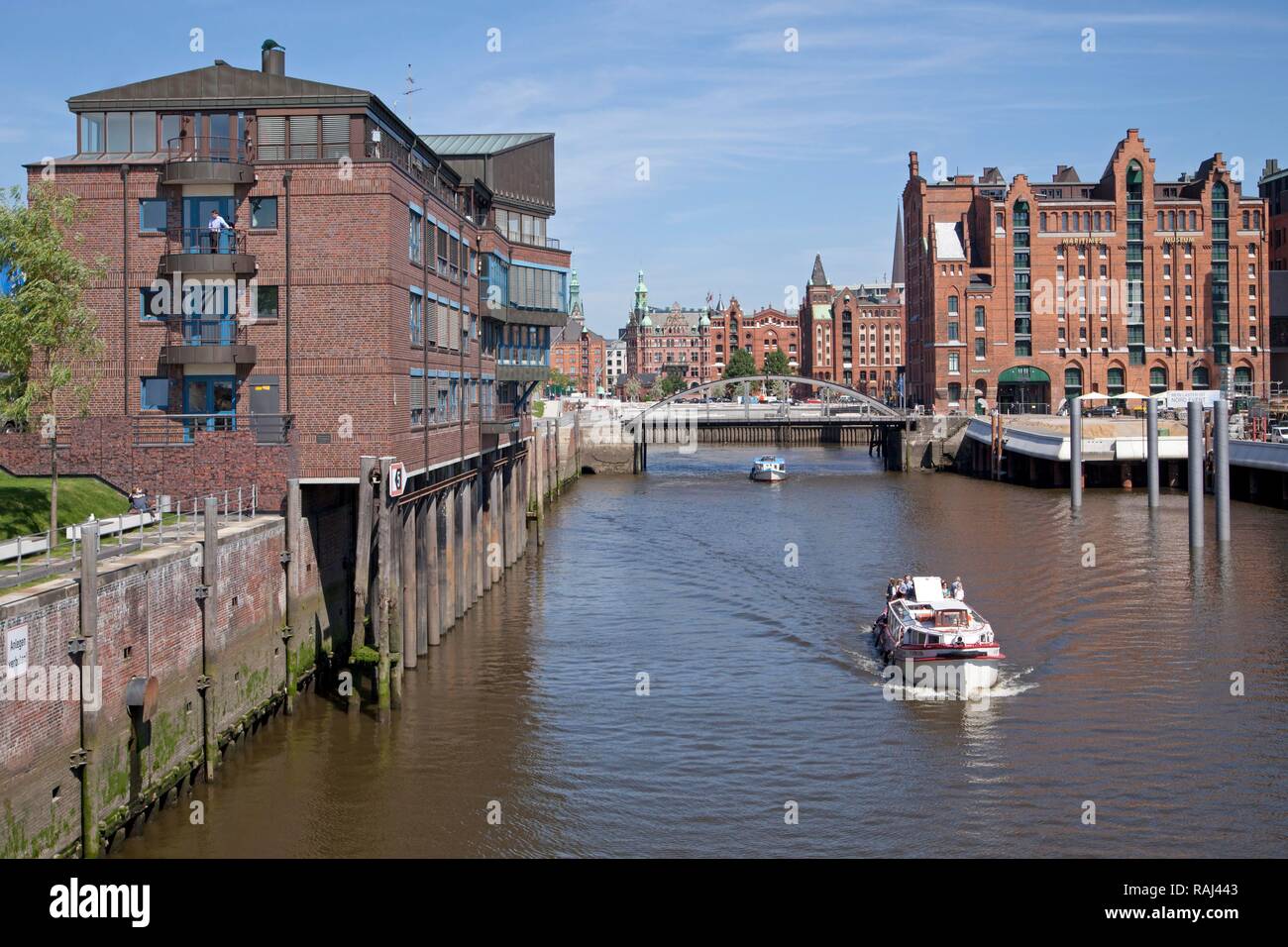 Maritime Museum, HafenCity, Hamburg, PublicGround Stockfoto