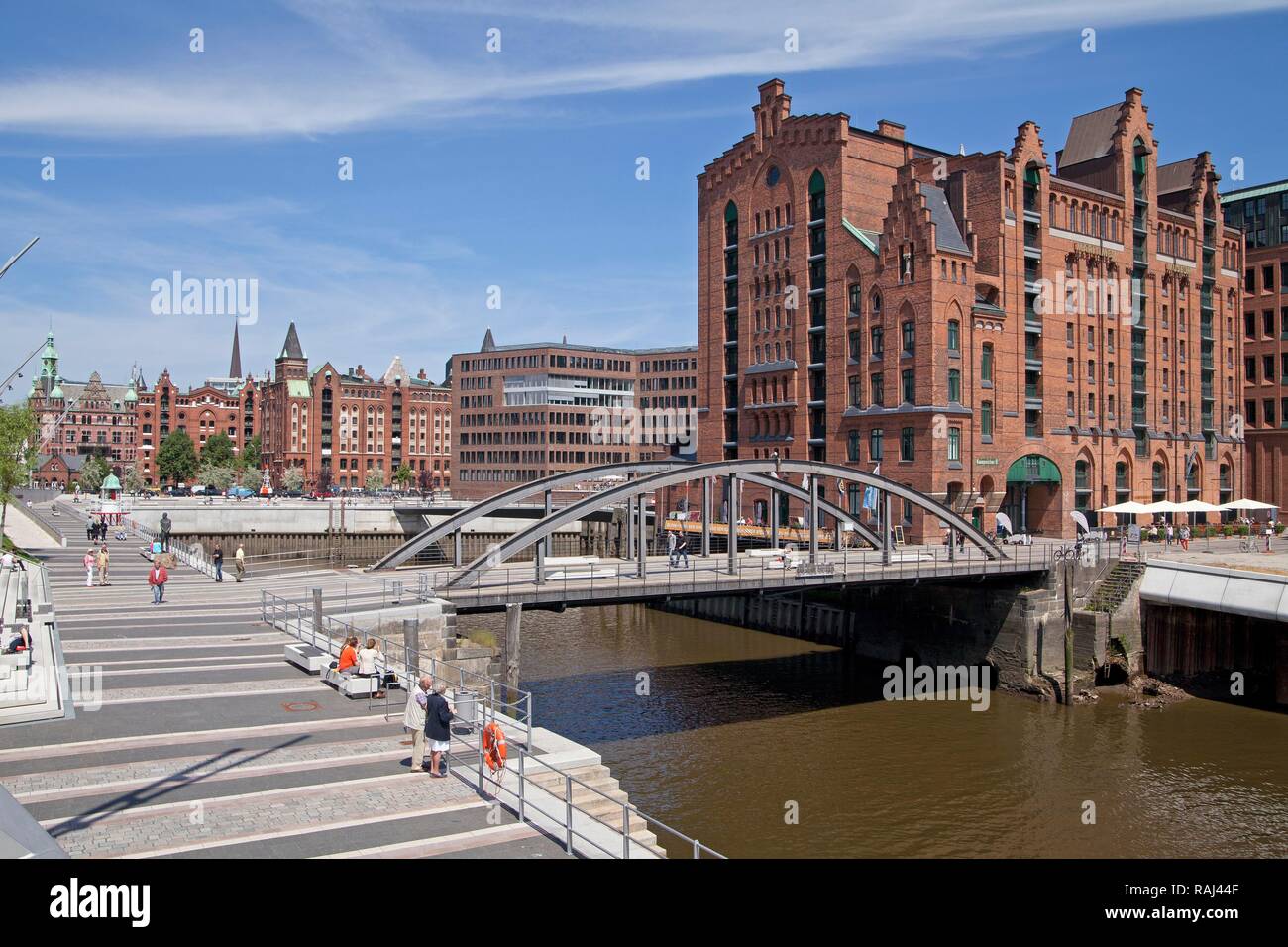 Maritime Museum, HafenCity, Hamburg, PublicGround Stockfoto