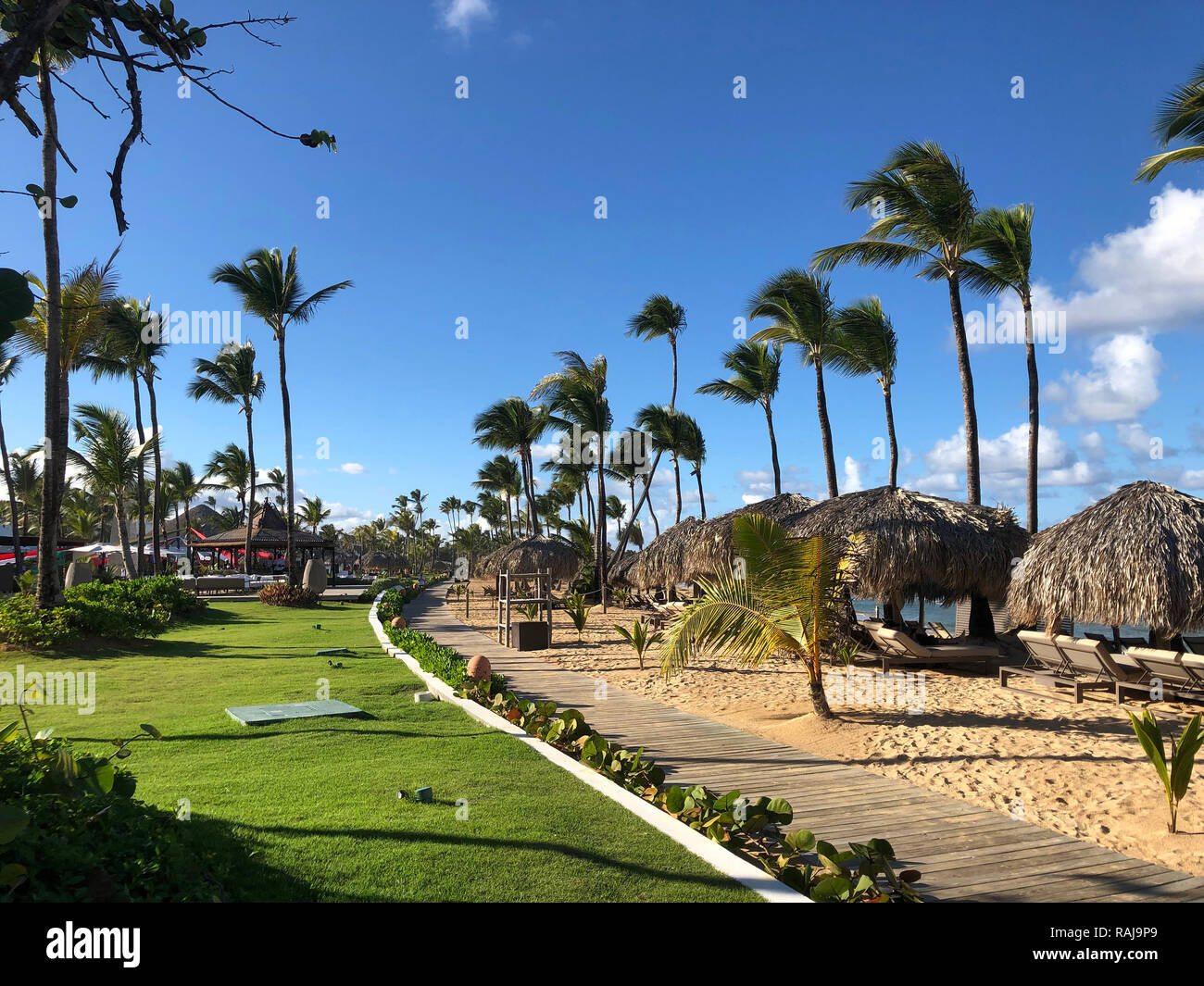 PLAYA CANA, Dominikanische Republik. Anlage des Hotel ausgezeichnet. Foto: Tony Gale Stockfoto