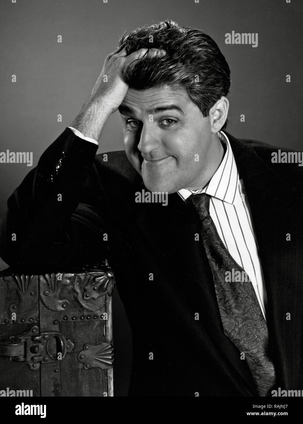 Werbung Foto von Jay Leno, ca. 1990 Datei Referenz # 33636 907 THA Stockfoto