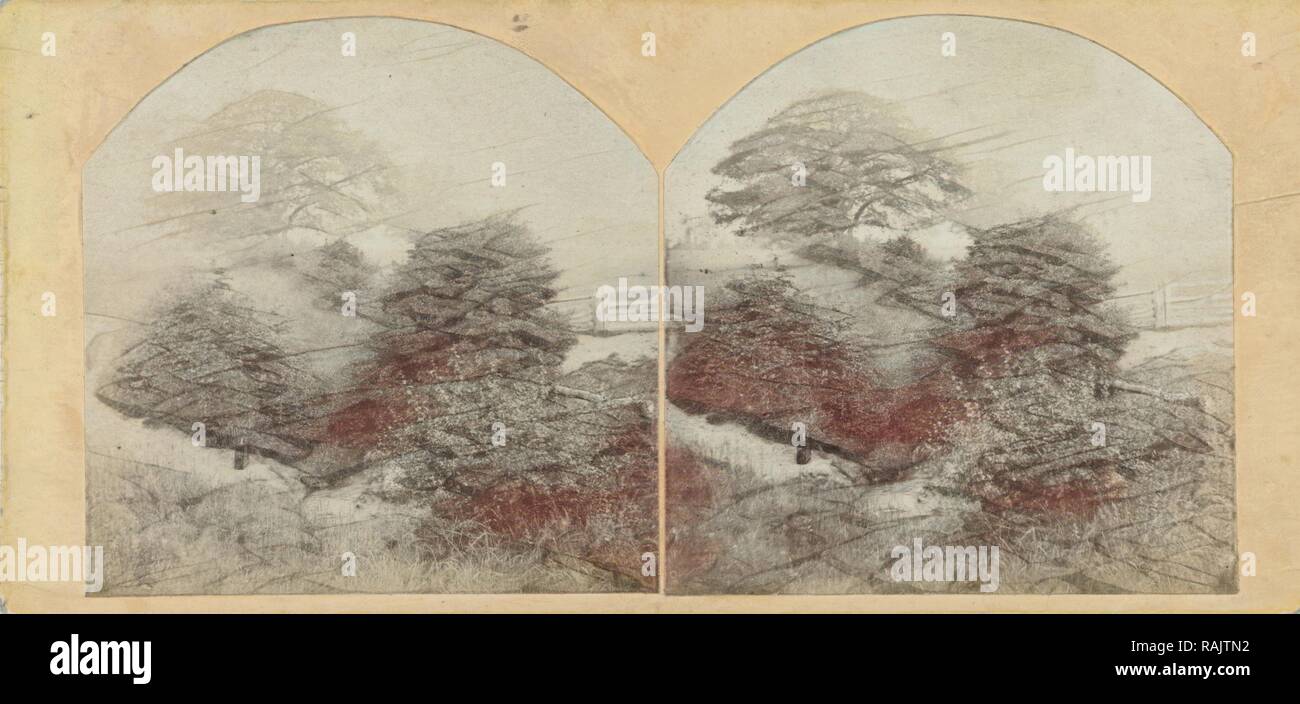 In Prestbury Park in der Nähe von Cheltenham UK, Baynham Jones, E. Fixon, C. 1840 - C. 1860. Neuerfundene durch Gibon. Klassische Kunst neuerfundene Stockfoto