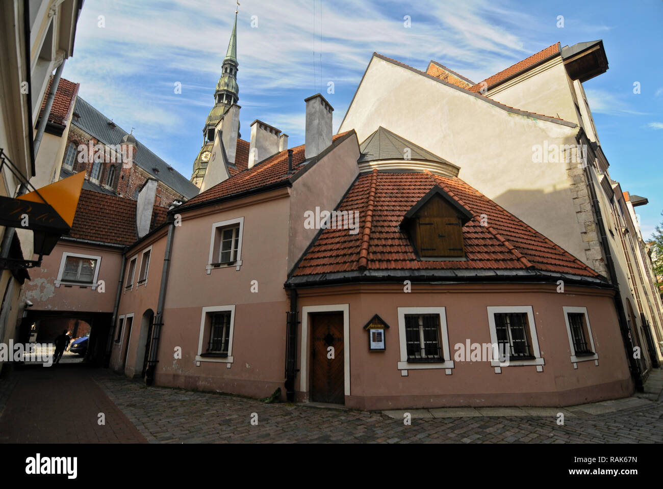 Altstadt von Riga, Lettland Stockfoto