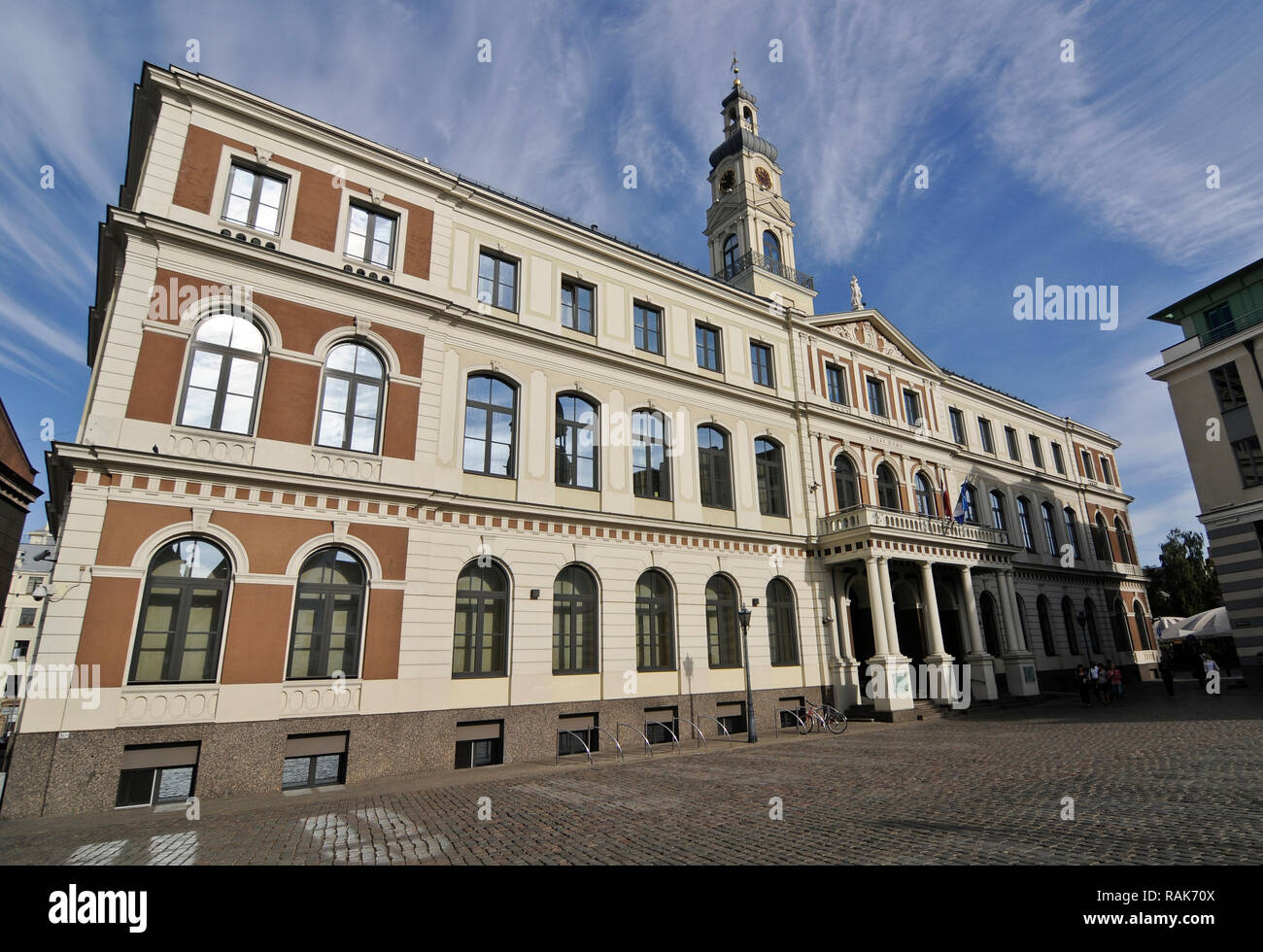 Rat der Stadt Riga, Lettland Stockfoto