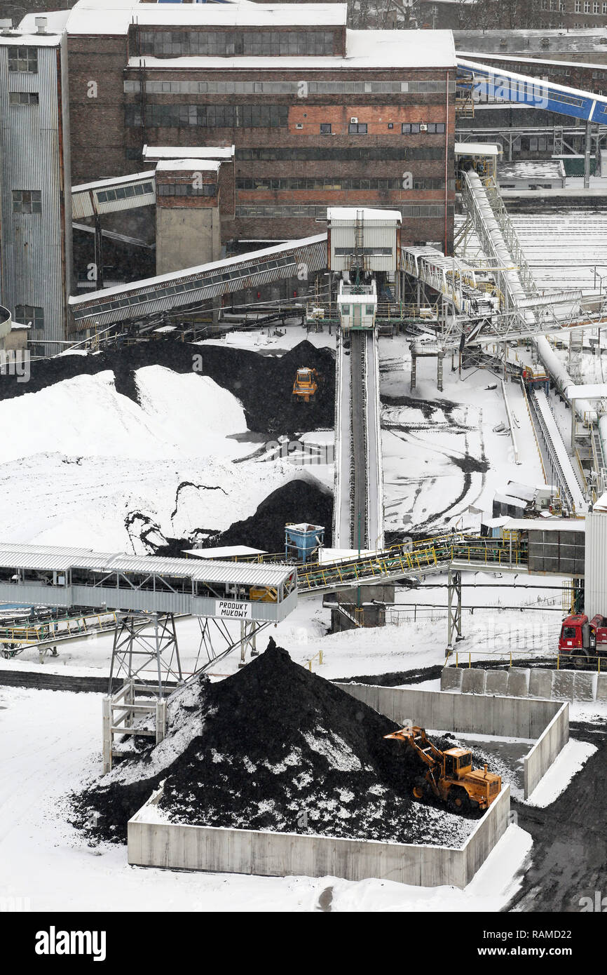 Boleslaw Smialy Coal Mine am 3. Januar 2019 in Laziska Górne, Schlesien, Polen. Foto CTK/Grzegorz Klatka Stockfoto