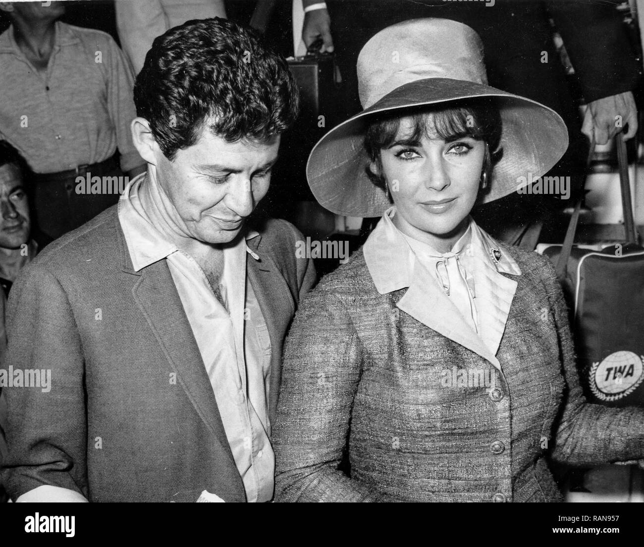Elizabeth Taylor, Eddie Fisher, 60 s Stockfoto