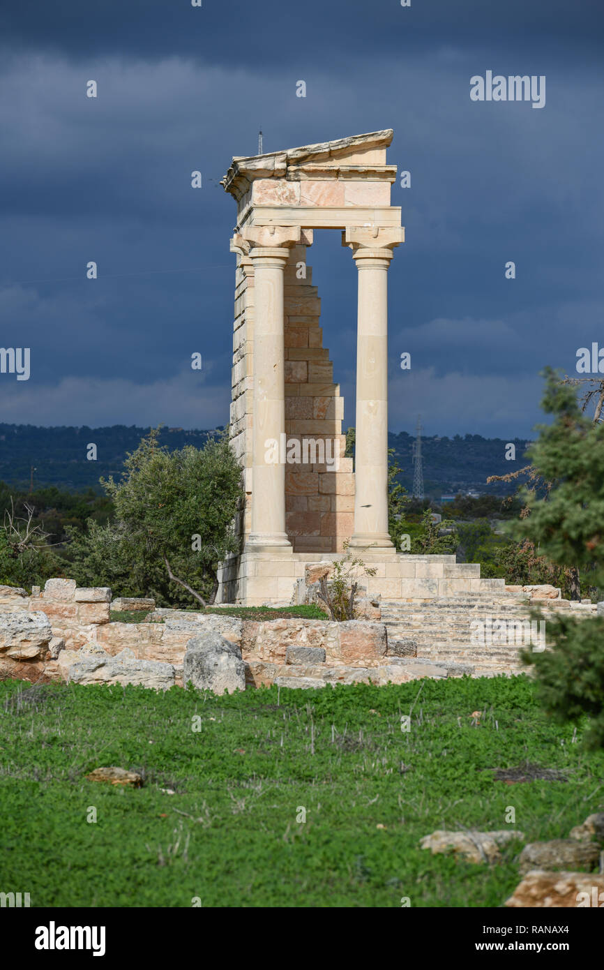 Apollo Heiligtum, Ausgrabungsstätte, Kourion, Zypern, Ausgrabungsstaette, Zypern Stockfoto