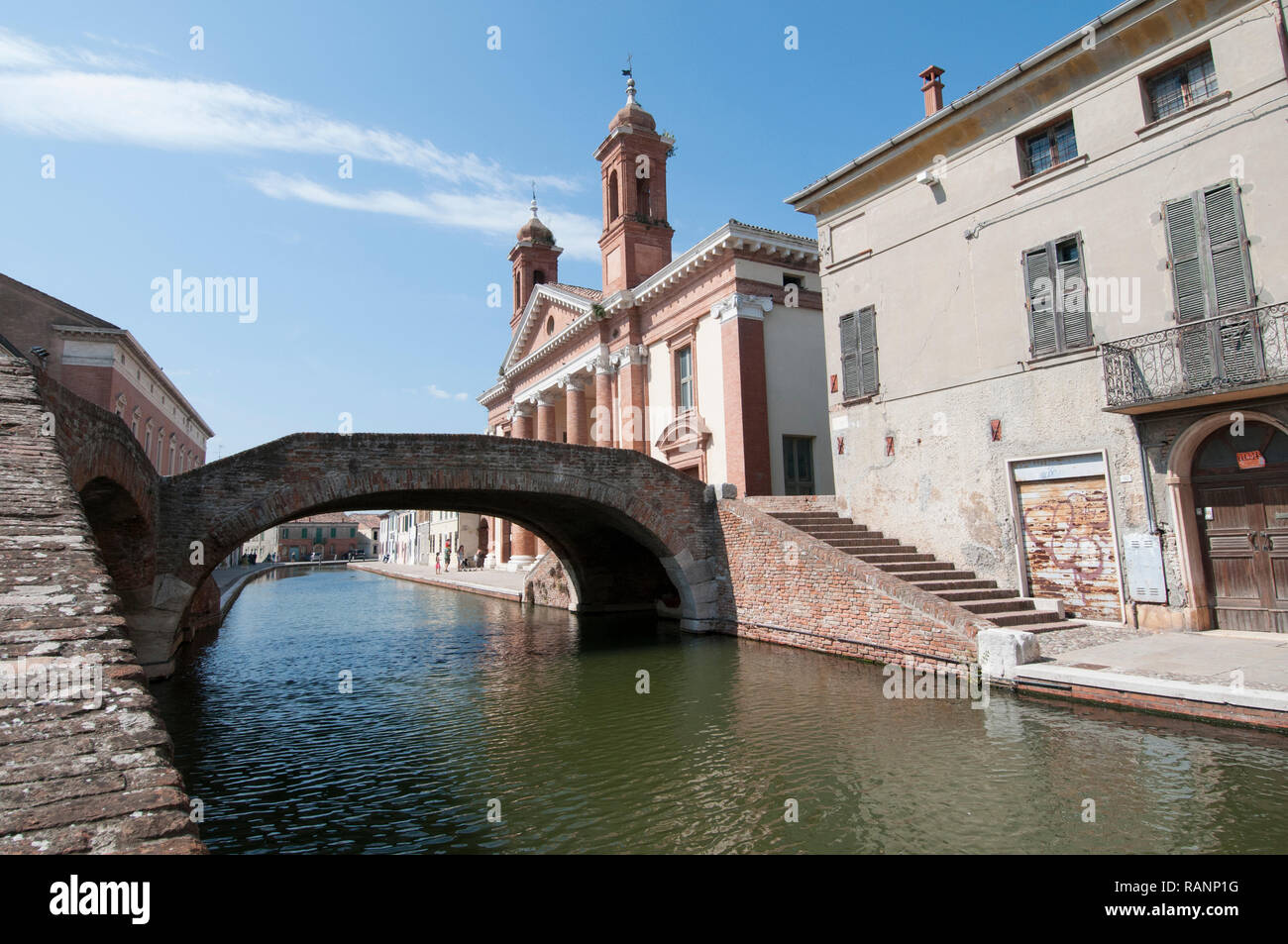 Comacchio, Emilia Romagna, Italien Stockfoto