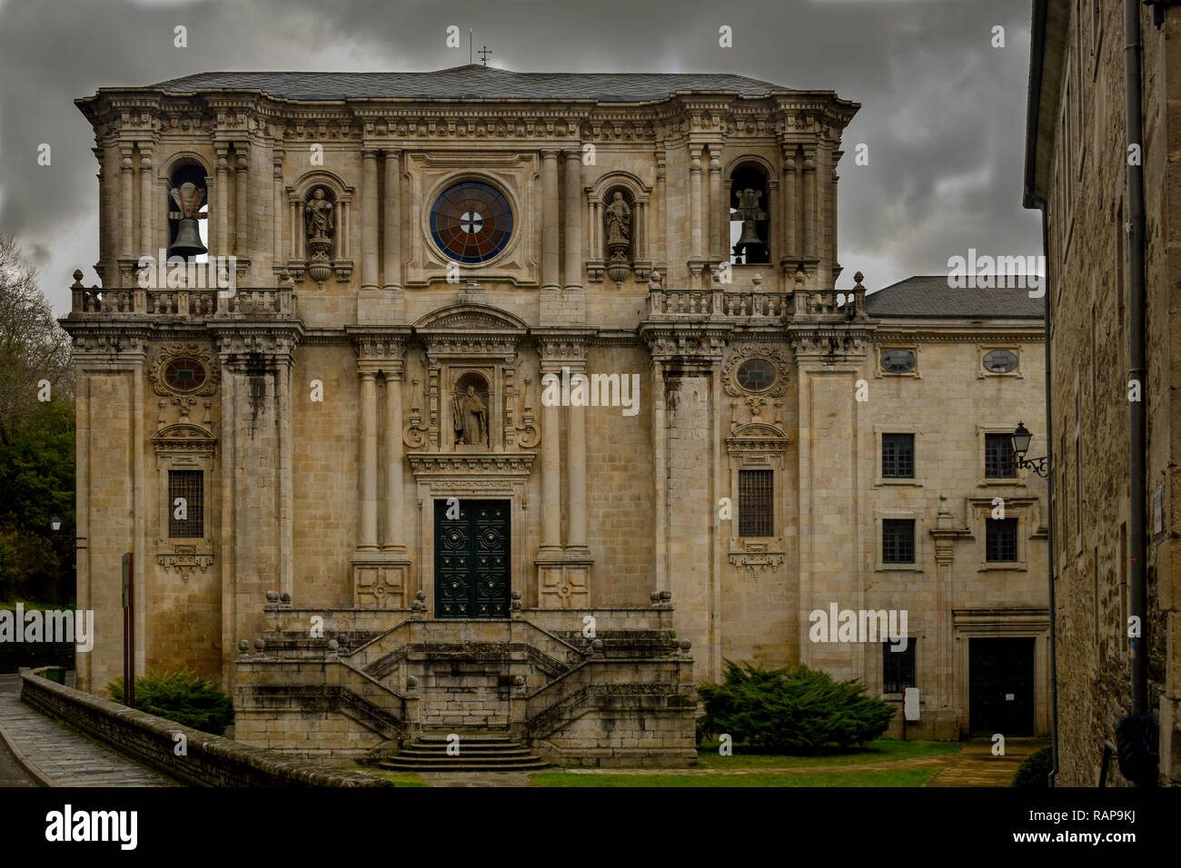 Samos Kloster Eintritt in die Kirche Stockfoto