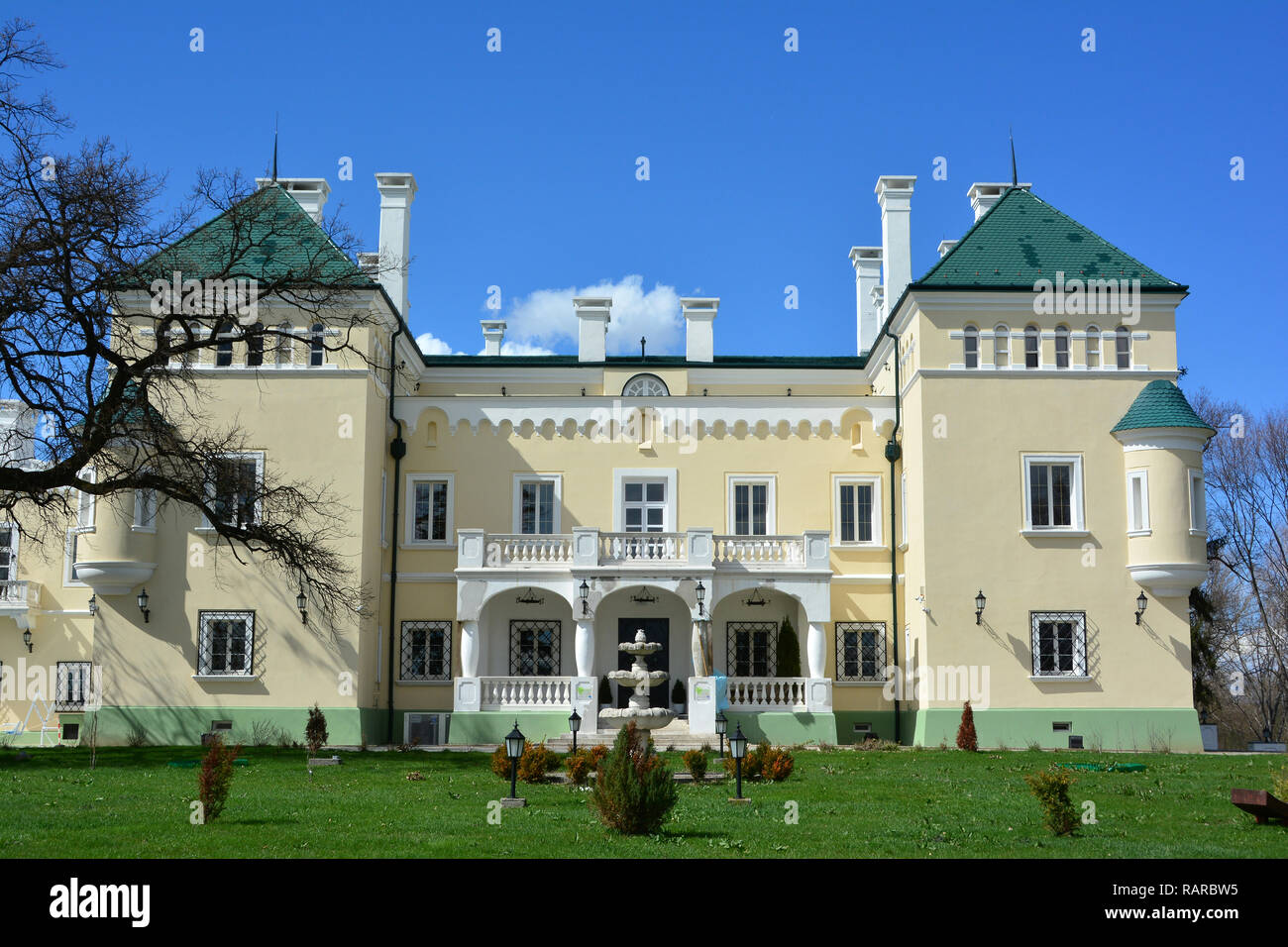 Prónay-Patay Schloss, Acsaújlak, Komitat Pest, Ungarn, Magyarország, Europa Stockfoto