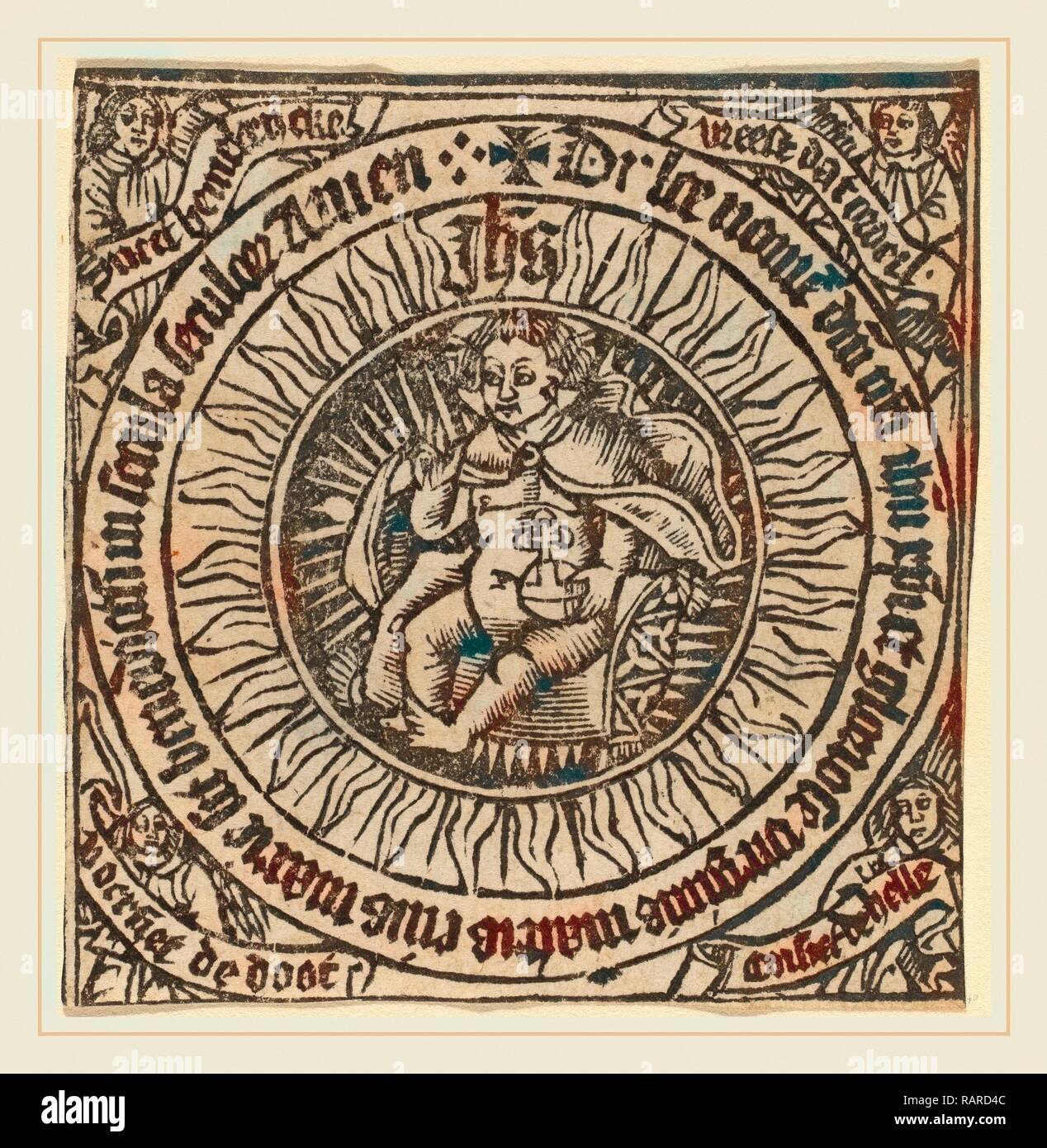schlafendes Kind Original-Holzstich von ca Schutzengel Engel 1890