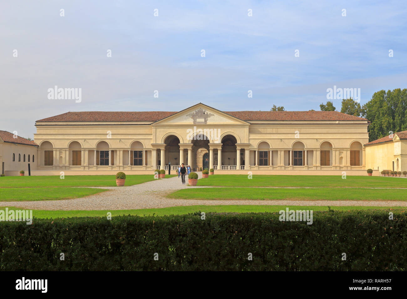 Palazzo Te, Mantua, UNESCO-Weltkulturerbe, Lombardei, Italien. Stockfoto
