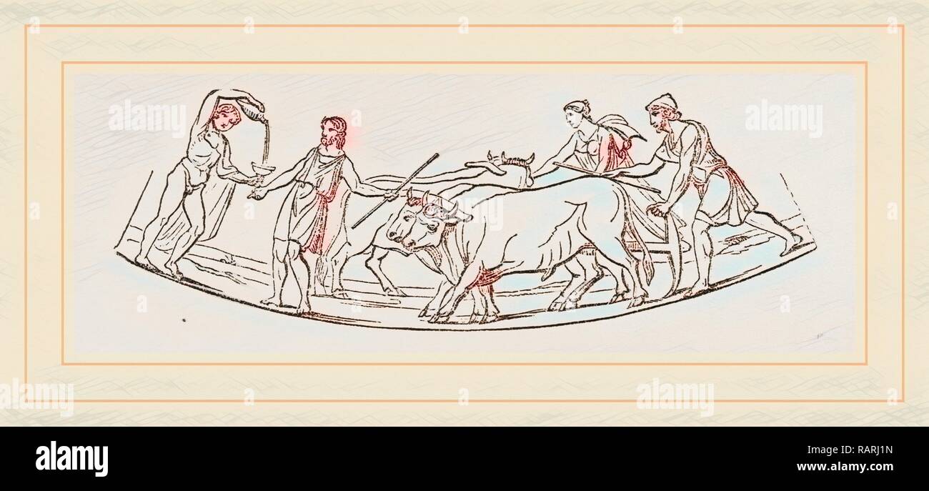 Von den Schild des Achilles. Neuerfundene durch Gibon. Klassische Kunst