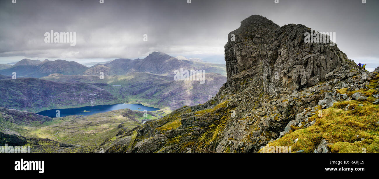Die cuillin Ridge, Isle of Skye, Schottland Stockfoto