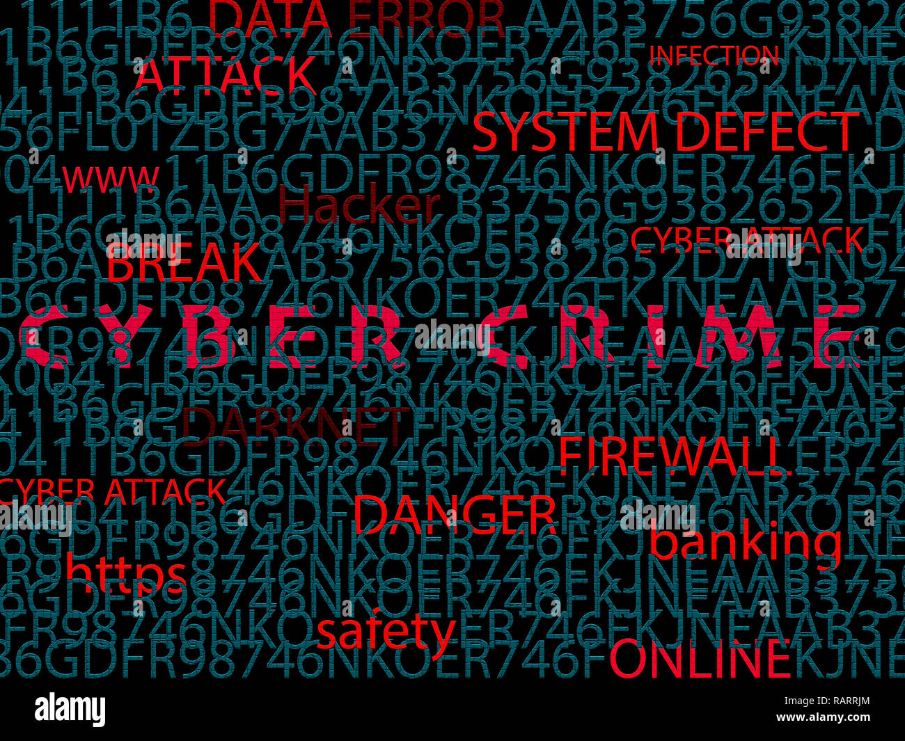 Hacker stehlen riesige private Daten von Politikern, Journalisten, Künstler und Prominente in Deutschland und veröffentlicht im Internet alles Symbol, Stockfoto